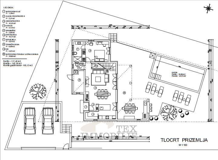 Terreno edificabile Sveti Lovreč, 964m2