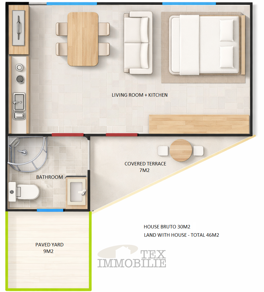 Vabriga - piccola casa vicino a Parenzo, a 1600m dal mare