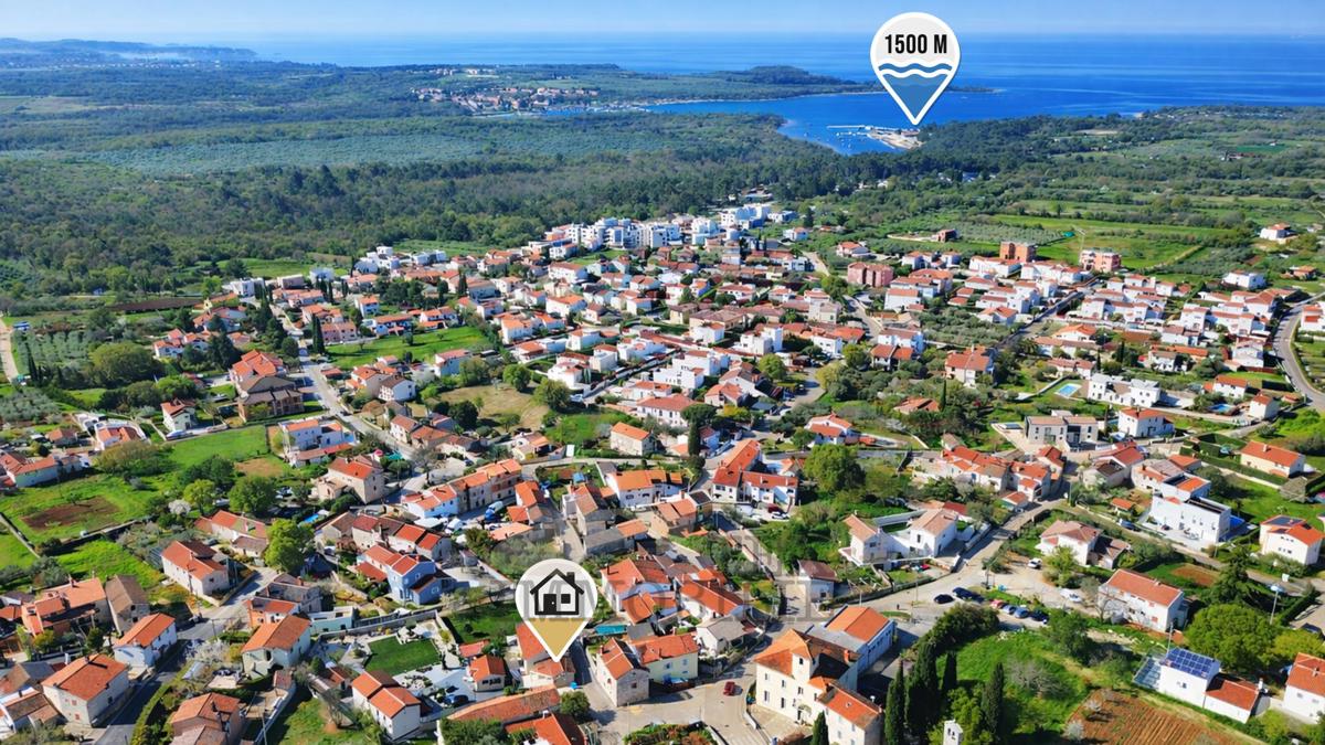 Vabriga - piccola casa vicino a Parenzo, a 1600m dal mare