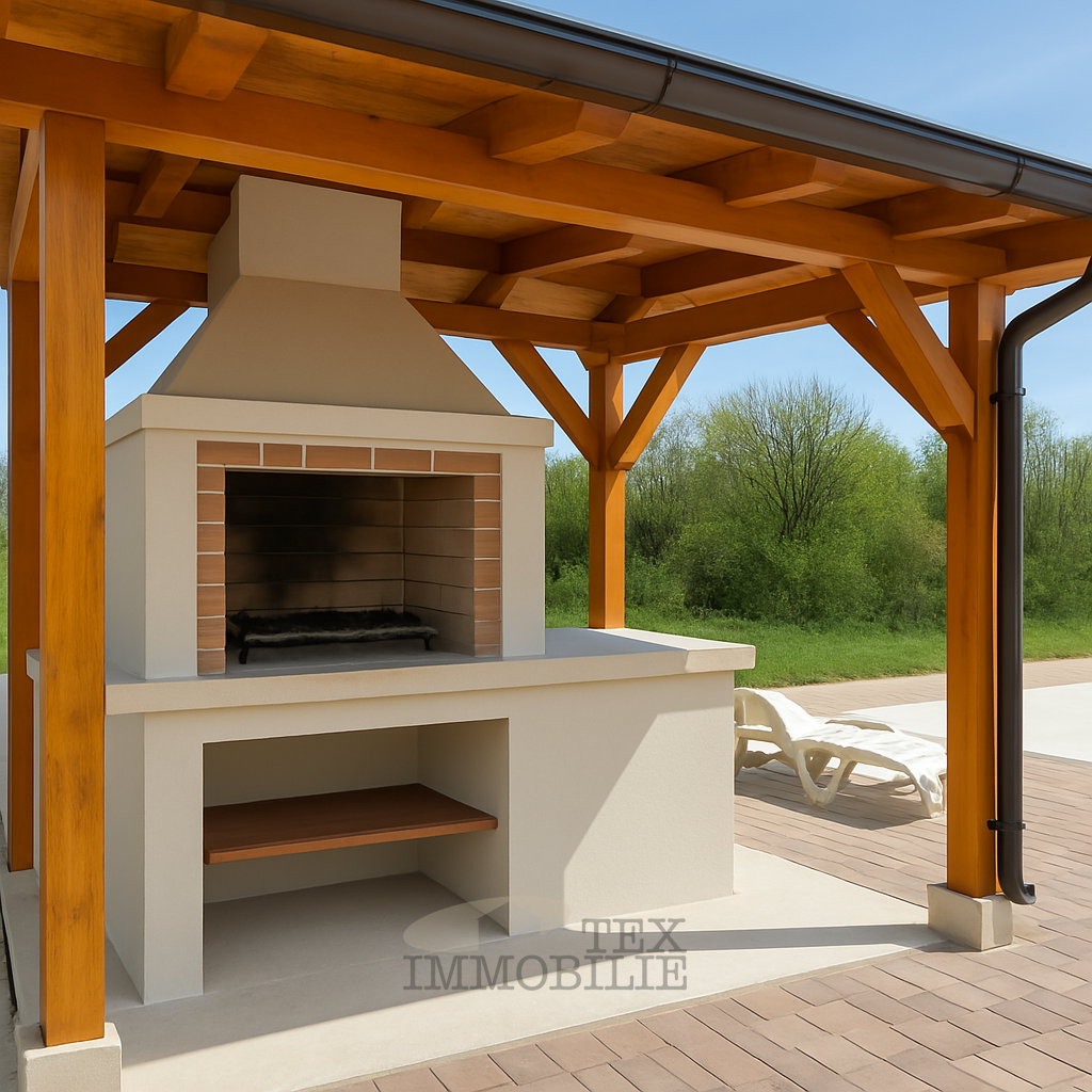 Casa a schiera in pietra con due camere da letto, 65.50m2