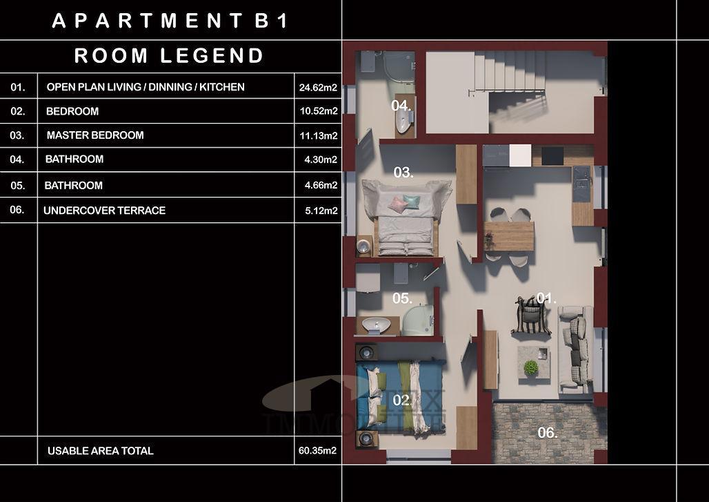 Parenzo, appartamento al piano terra con giardino, 60.35 m2
