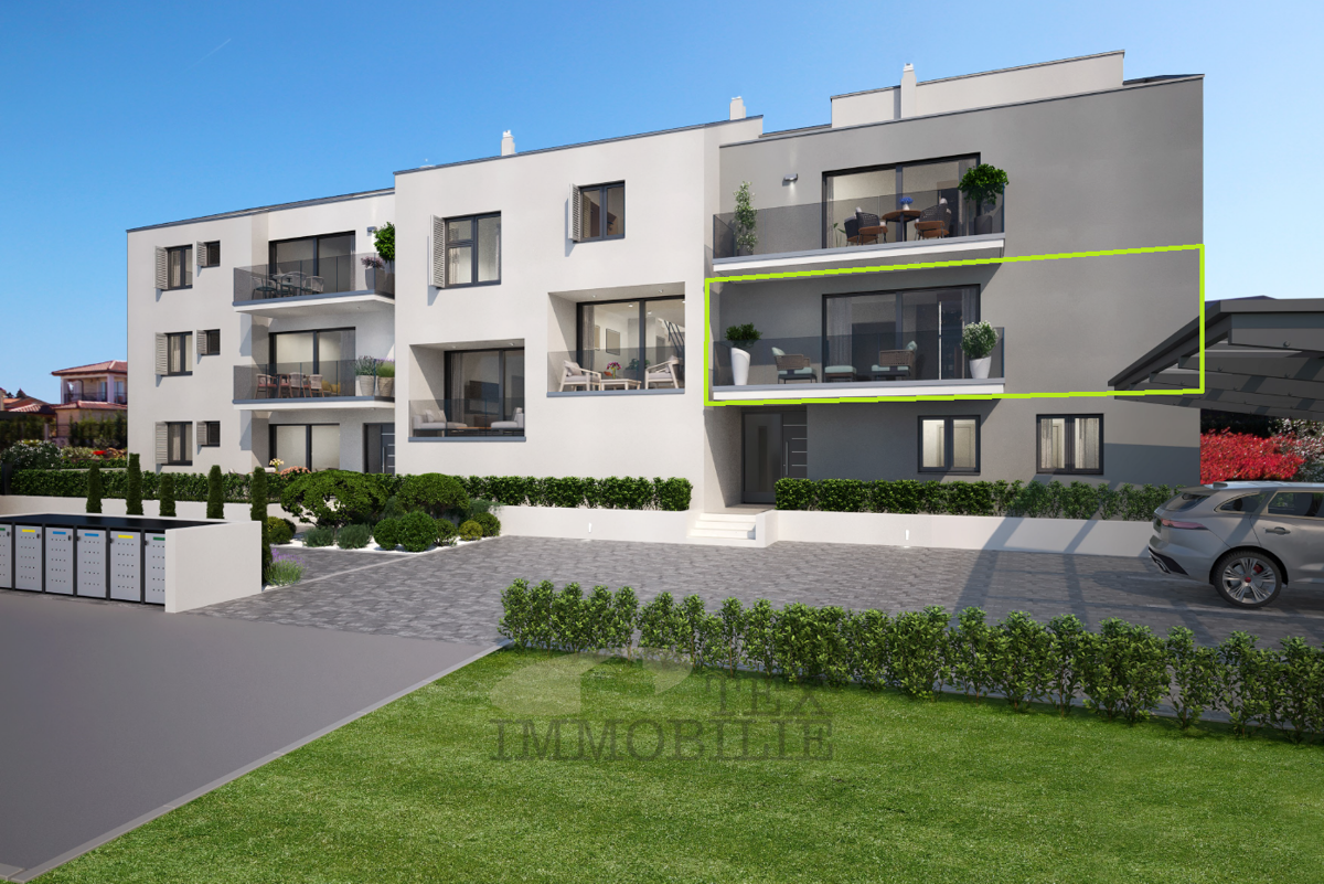 Wohnung mit Meerblick in der Nähe von Poreč – 78,23 m²