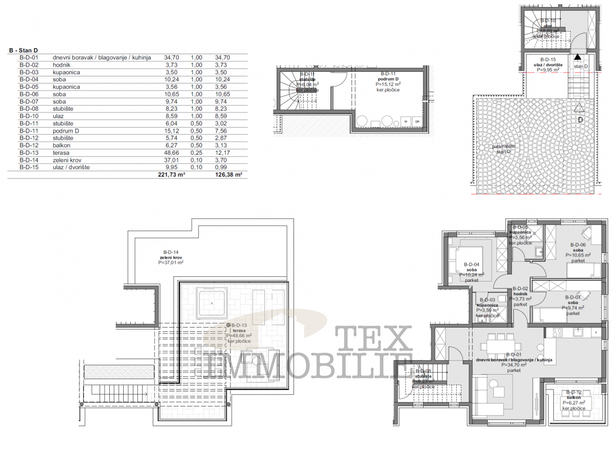 Nuovo appartamento vicino al mare e al centro di Parenzo 