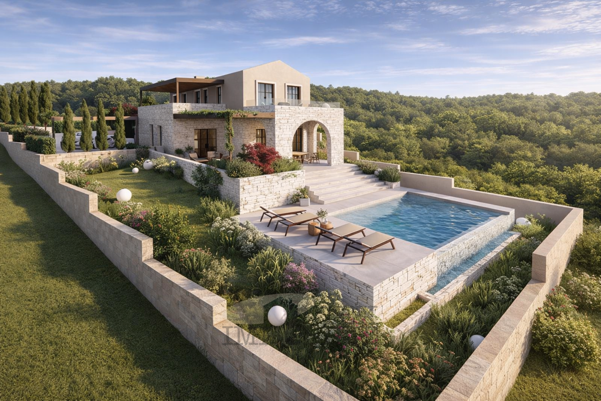 Terreno edificabile con splendida vista mare e permesso di costruire