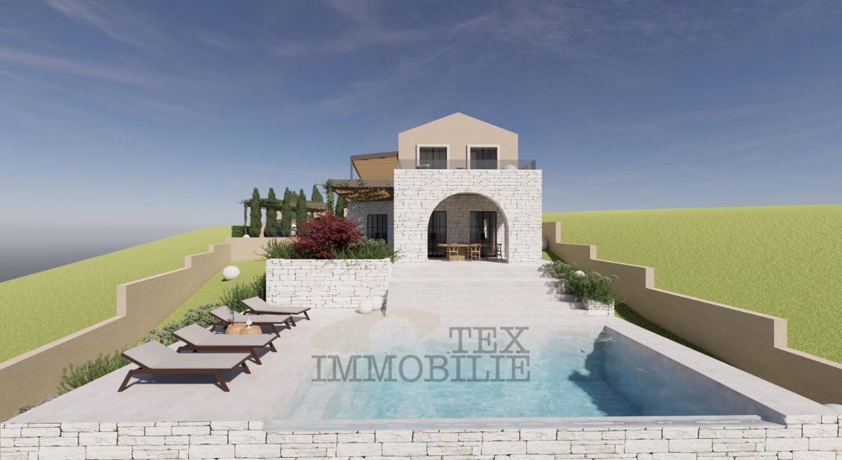 Terreno edificabile con splendida vista mare e permesso di costruire