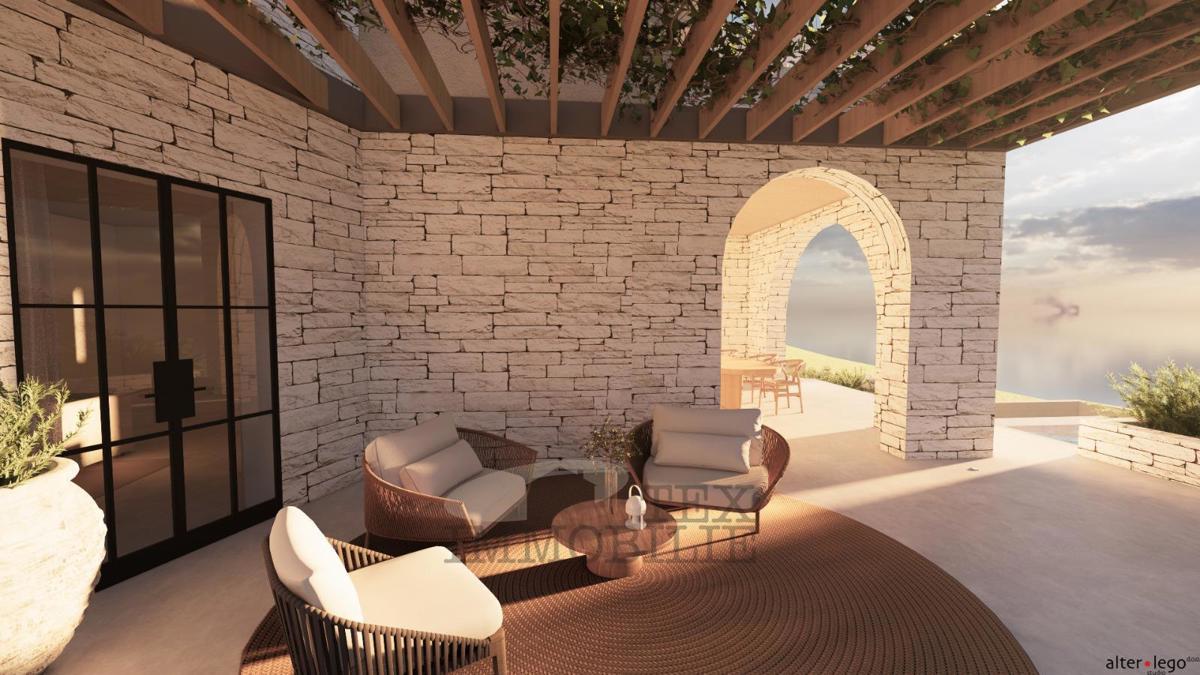 Terreno edificabile con splendida vista mare e permesso di costruire