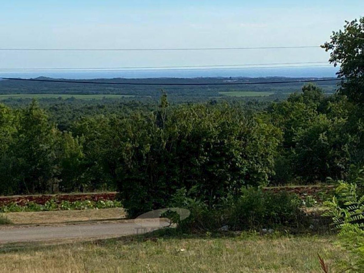 Terreno edificabilea Višnjan con vista mare