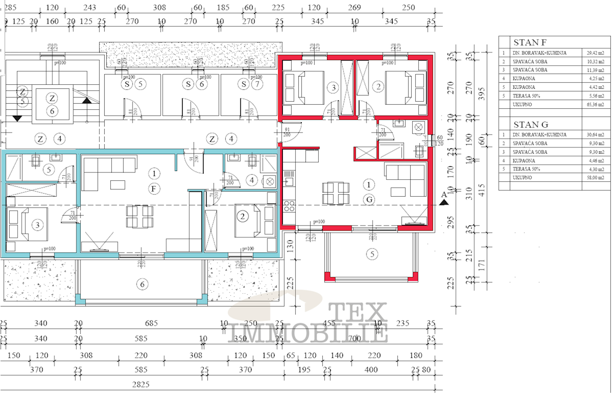 Tar - nuovo appartamento in costruzione - appartamento F - 65,36 mq