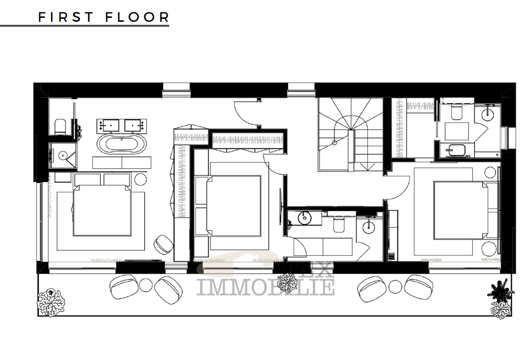 Zona Parenzo, terreno con vista mare con permesso di costruire