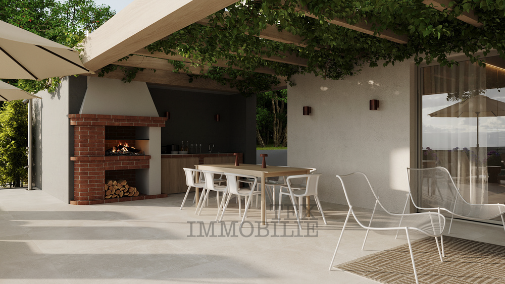 Zona Parenzo, terreno con vista mare con permesso di costruire