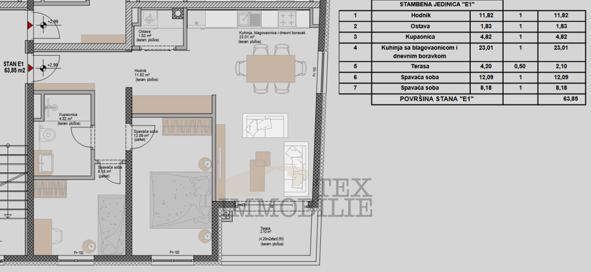 Appartamento in vendita in nuova costruzione di alta qualità