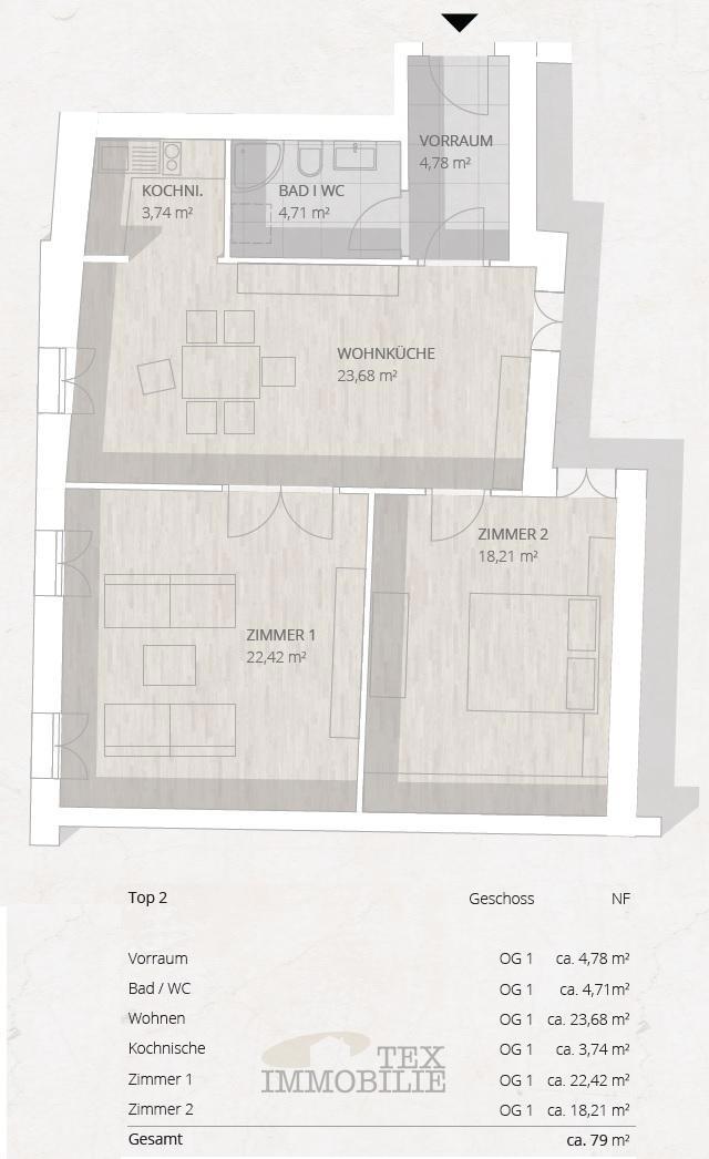 PARENZO – Edificio storico con 4 unità abitative nel pieno centro della città