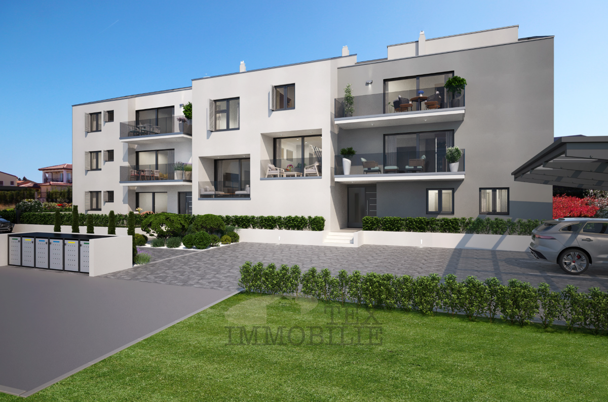 Wohnung mit Meerblick in der Nähe von Poreč –80,62 m²