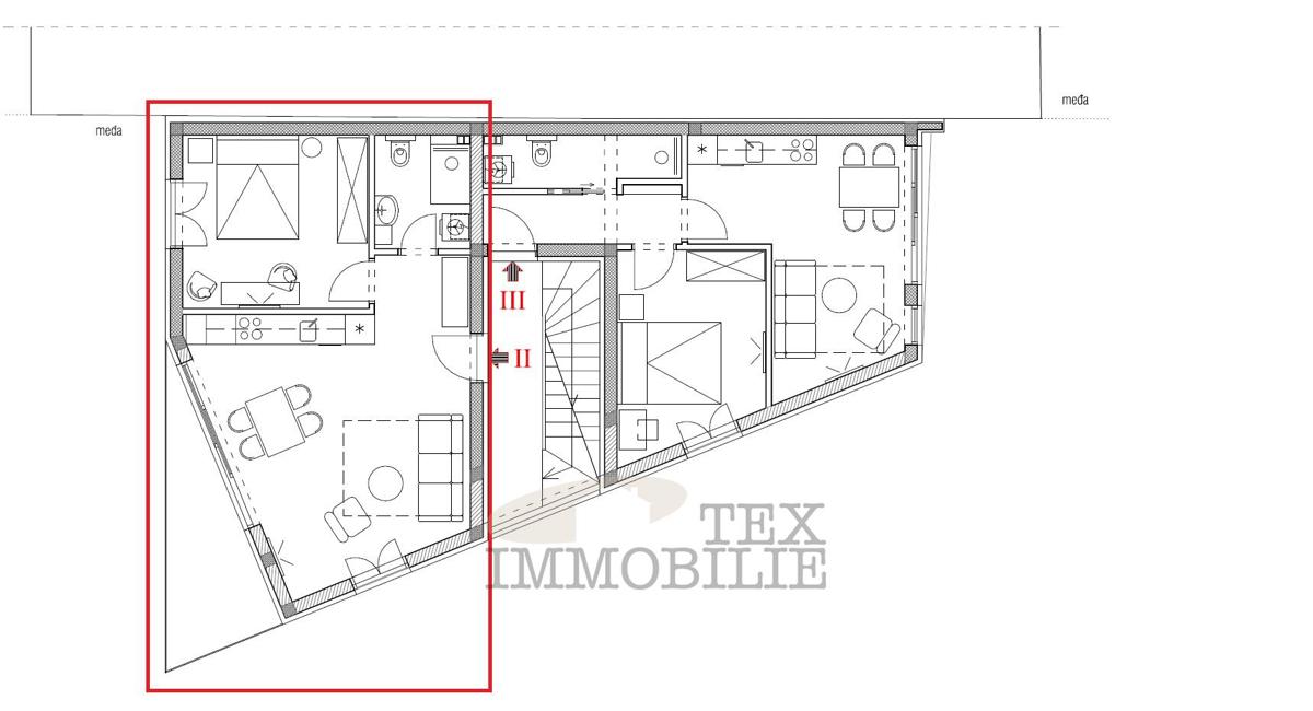Appartamento Poreč, 53.83m2
