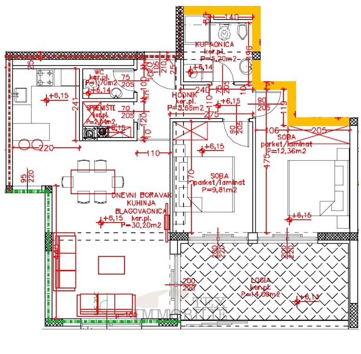 Nuovo appartamento moderno a centro Parenzo