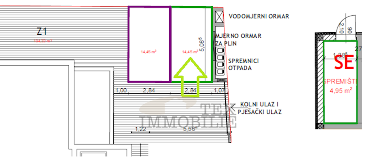 Nuovo appartamento di lusso nel centro di Parenzo , 102 m2