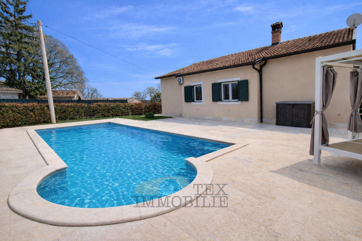 Casa al piano terra con piscina e ampio giardino – posizione tranquilla in Istria