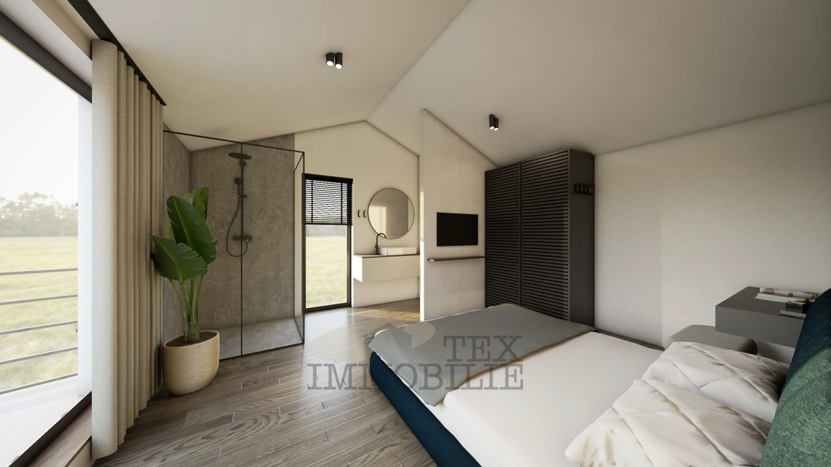 Bella villa moderna con piscina a Parenzo 