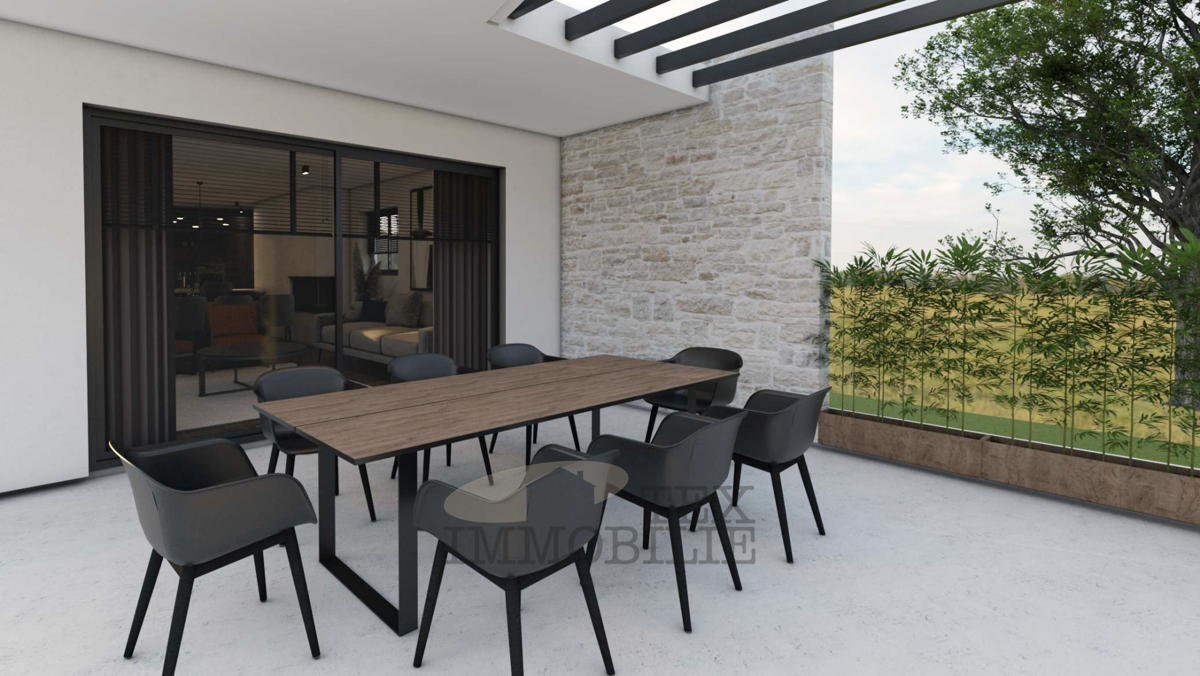 Bella villa moderna con piscina a Parenzo 