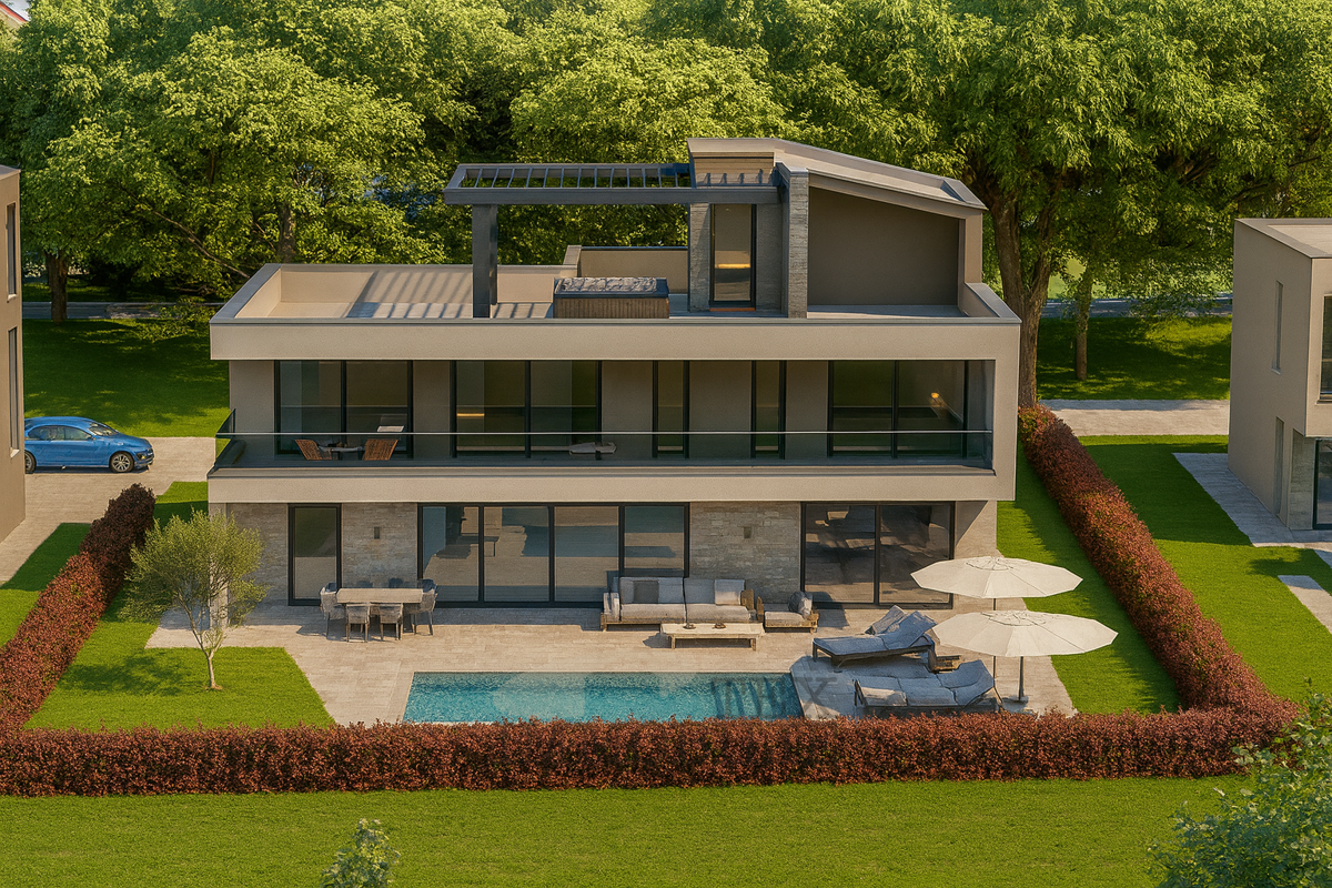 Nuova villa di lusso vicino a Parenzo 