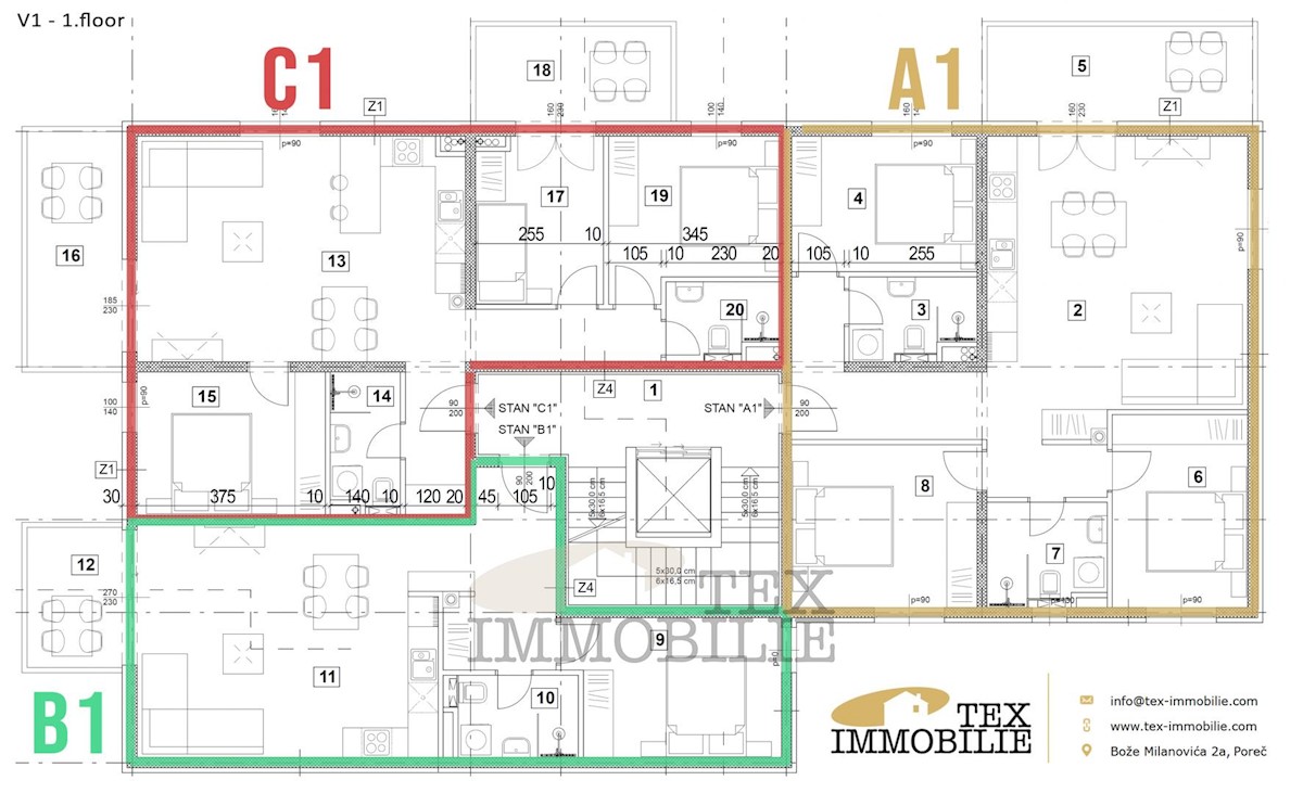 Appartamento Poreč, 231m2