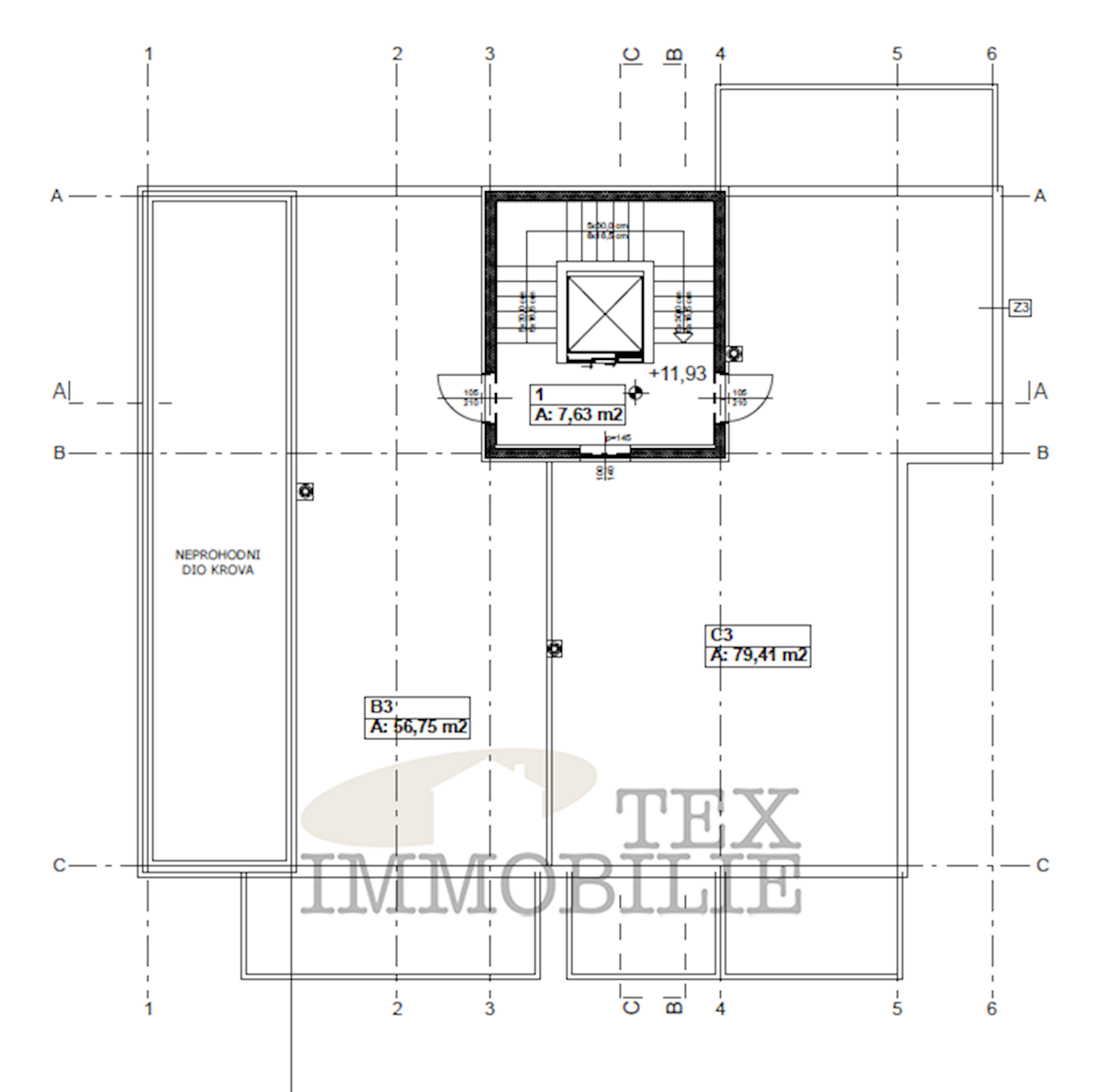 Penthouse in ottima posizione vicino al mare V2C3