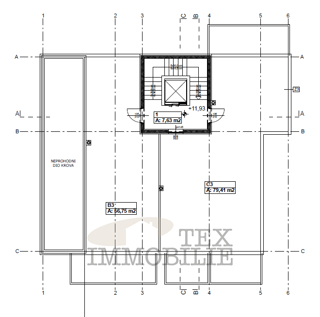 Penthouse in ottima posizione vicino al mare V2C3