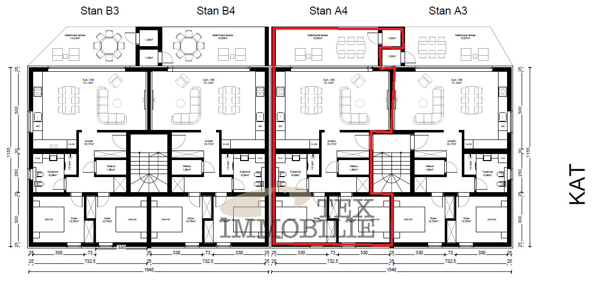Zona Parenzo, nuovi appartamenti in costruzione