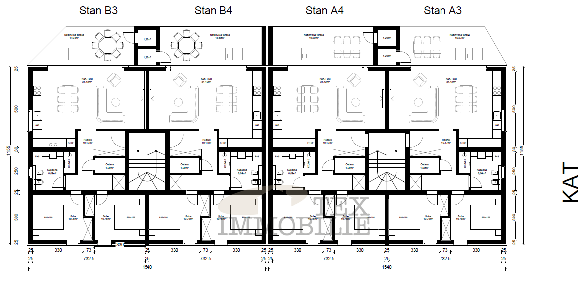 Zona Parenzo, nuovi appartamenti in costruzione