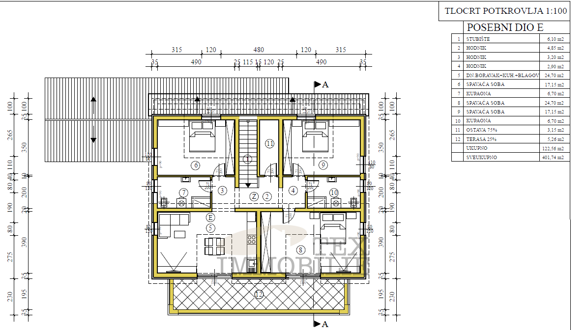 Zona Parenzo, nuovi appartamenti in costruzione - APPARTAMENTO E
