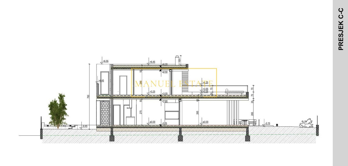 Villa con piscina e vista mare, vicino a Cittanova