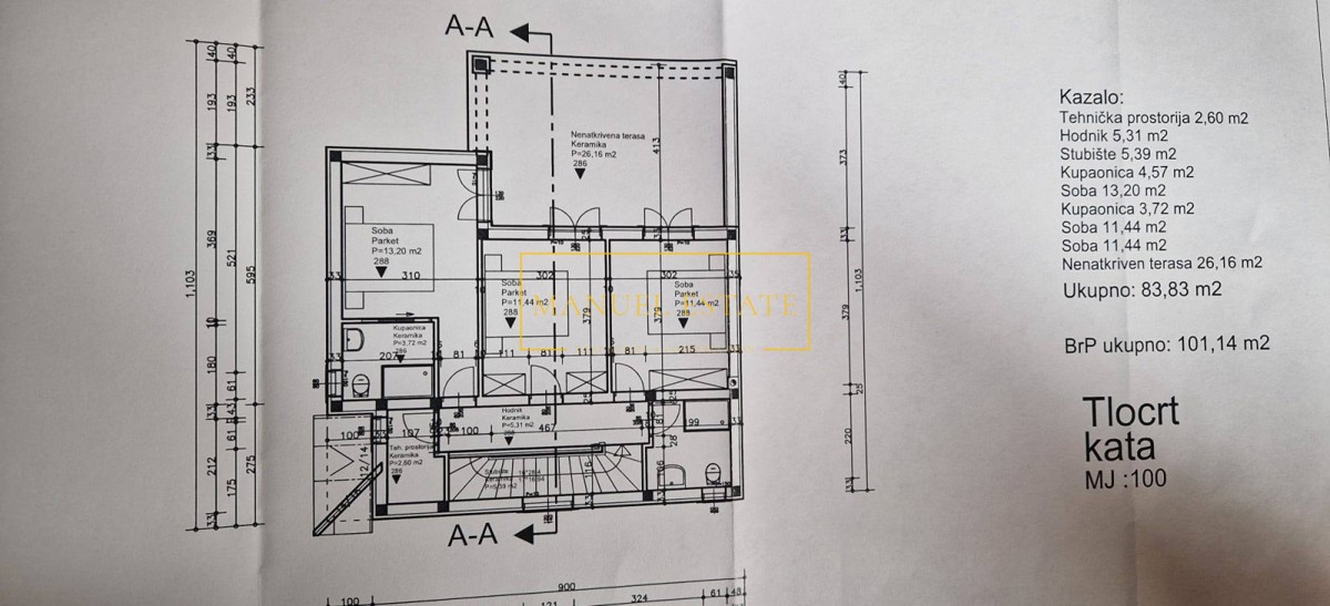 Casa con piscina, nuova costruzione, Buje