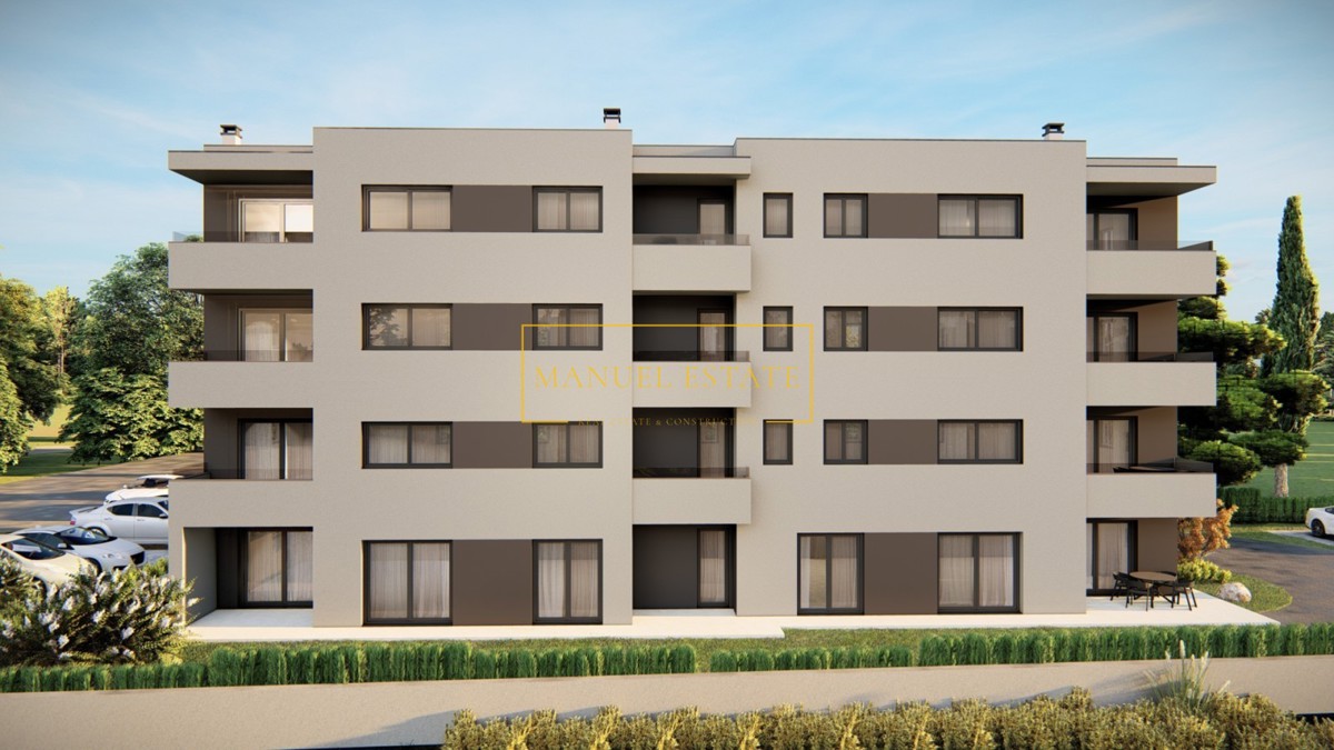 IN VENDITA - APPARTAMENTO MODERNO DI NUOVA COSTRUZIONE (62,40 m²) CON TERRAZZA IN UNA ZONA TRANQUILLA - TAR, VICINO A POREČ, ISTRIA!