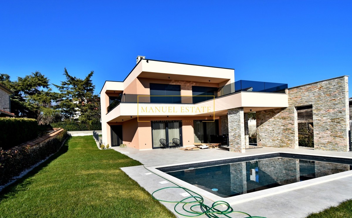 Villa moderna con piscina e wellness (sauna e jacuzzi), Poreč