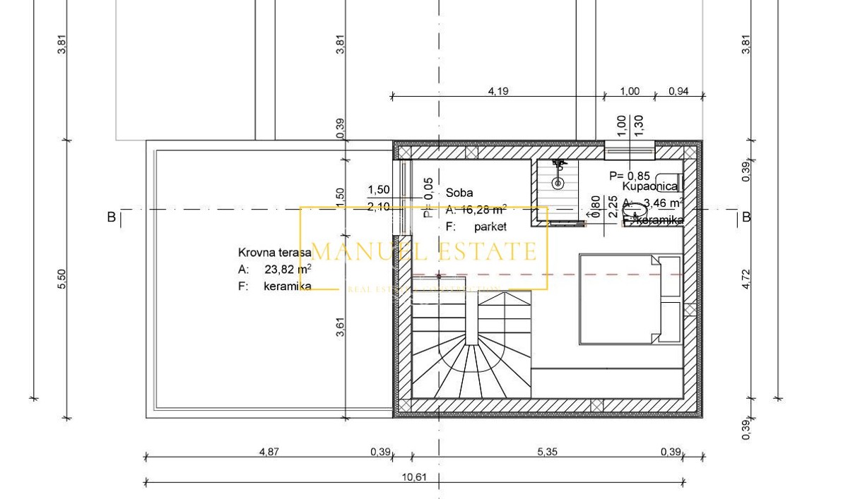 Casa bifamiliare in una posizione tranquilla, vicino a Cittanova