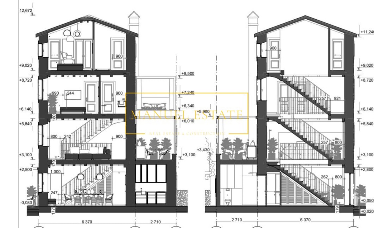 Casa a schiera con vista mare, Cittanova