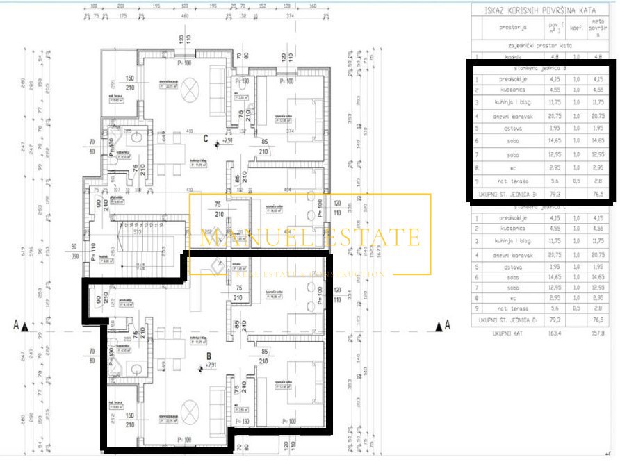 APPARTAMENTO BILOCALI MODERNO DI 76,50 MQ CON TERRAZZA - NOVA VAS, POREČ - ISTRIA!