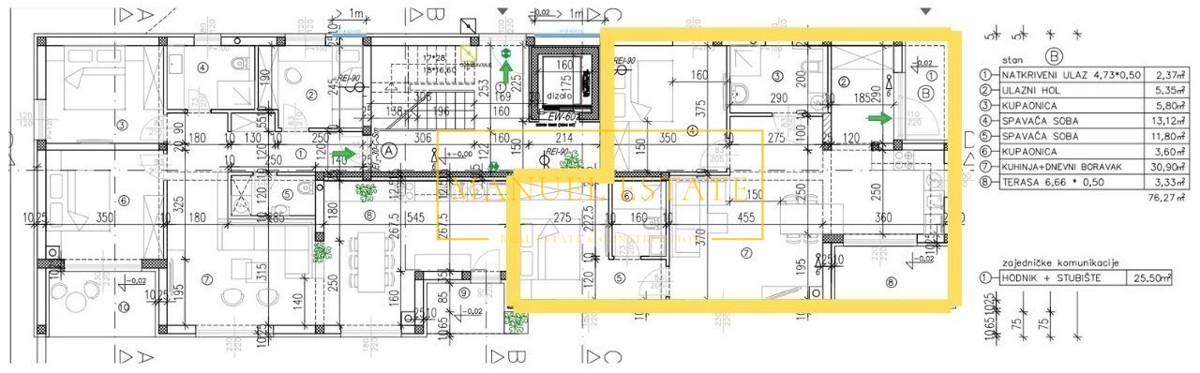 IN VENDITA NUOVA COSTRUZIONE: APPARTAMENTO SPAZIOSO E BELLO A TAR, ISTRIA – 76,27 m² CON GIARDINO