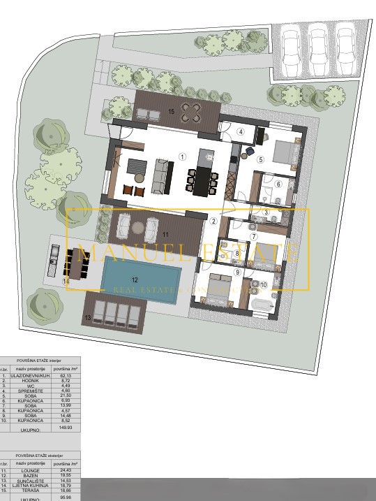 VENDITA DI TERRENO ATTRAENTE CON PERMESSO DI COSTRUZIONE E PROGETTO A 3,5 KM DA POREČ, ISTRIA!