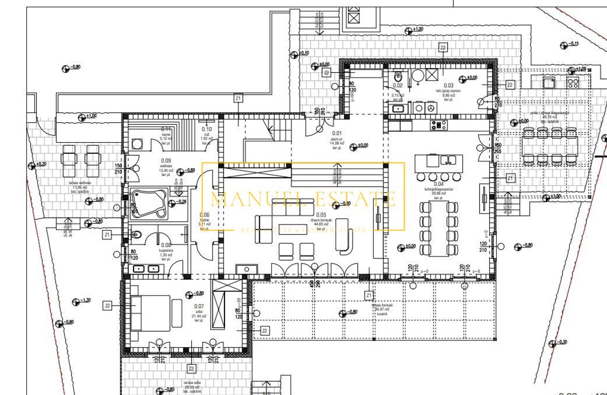 IN VENDITA: VILLA MODERNA IN STILE ISTRIANO, 270 m², PISCINA, NOVIGRAD – BRTONIGLA, ISTRIA