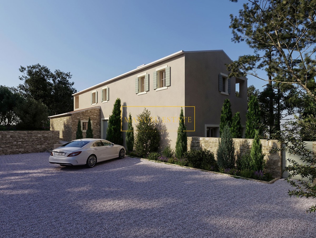 IN VENDITA: VILLA MODERNA IN STILE ISTRIANO, 270 m², PISCINA, NOVIGRAD – BRTONIGLA, ISTRIA