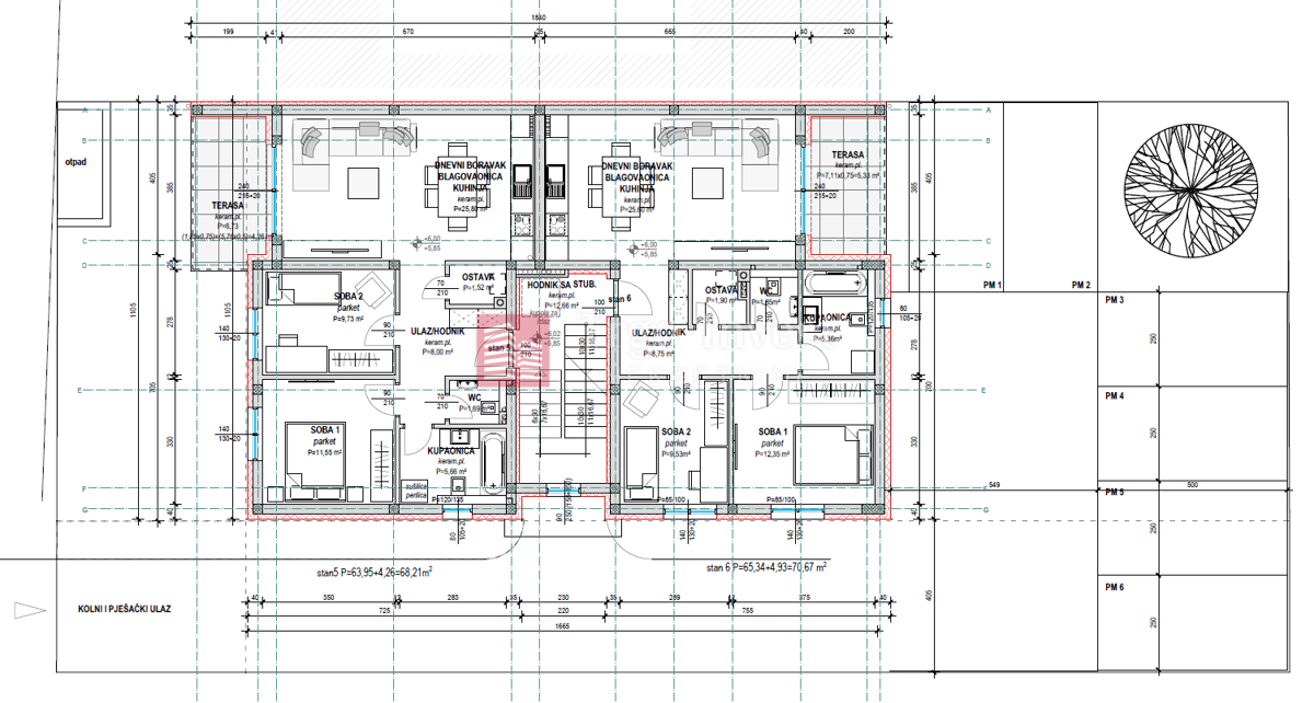 Appartamento Livada, Slavonski Brod, Franje Maričevića, Slavonski Brod , 68,21m2