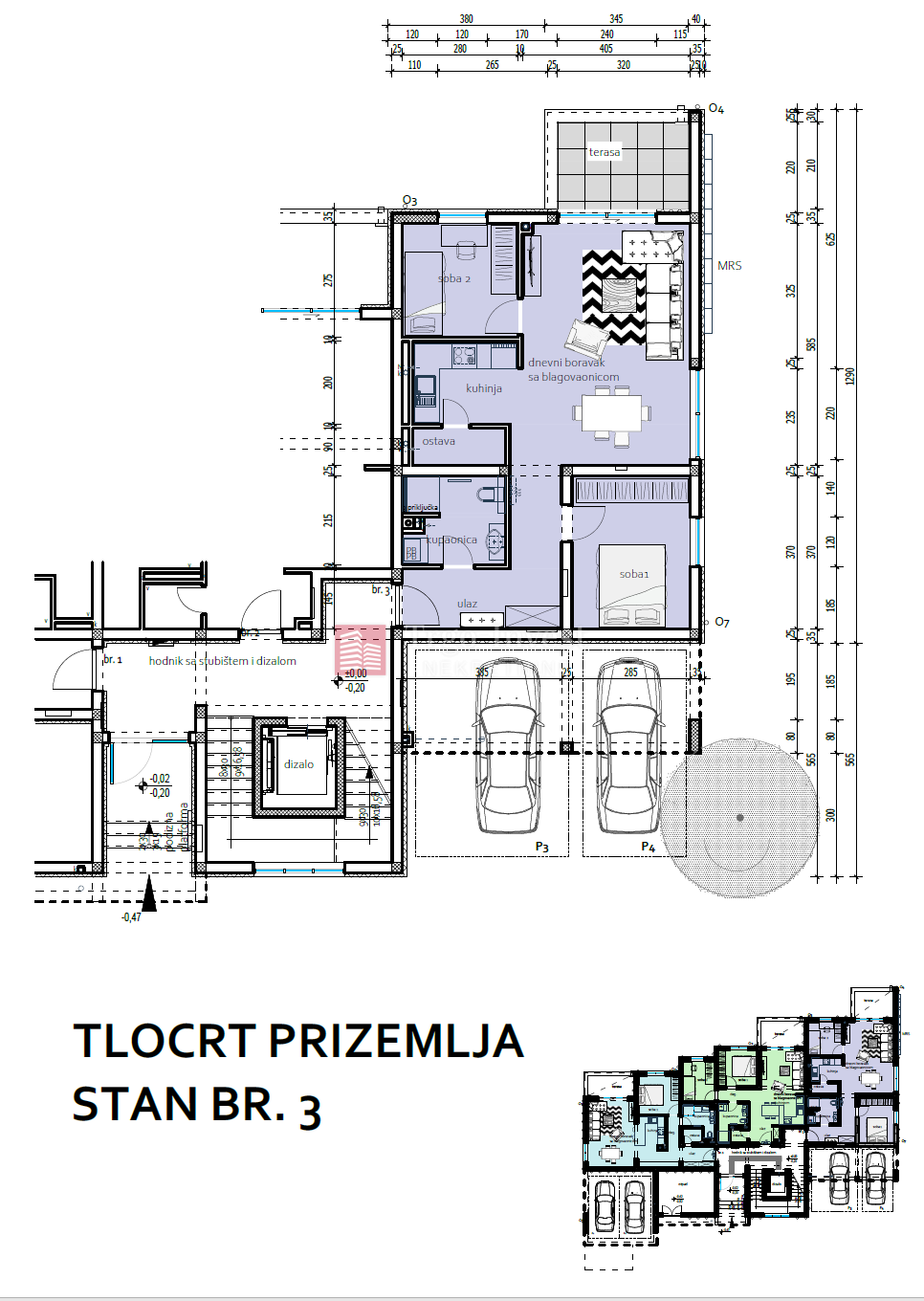 Appartamento Naselje Zrinski-Frankopana, Slavonski Brod, 66,49m2