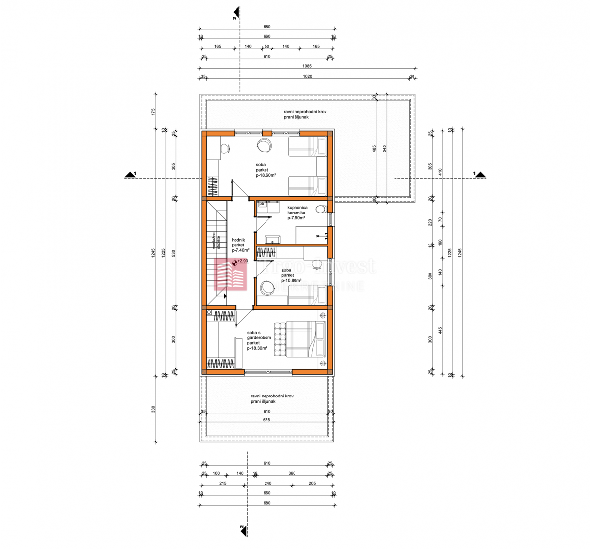 Progetto Jelas, Slavonski Brod, AUGUSTINA JARIĆA, SLAVONSKI BROD., 130m2