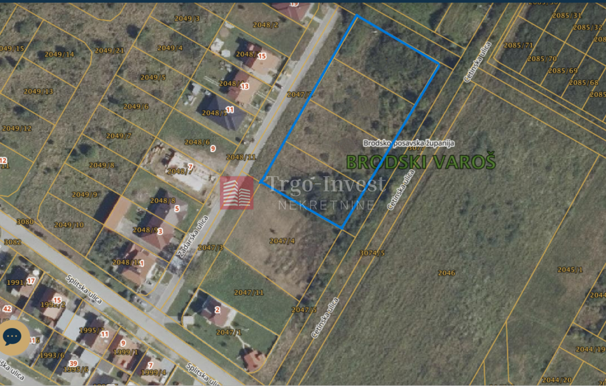 Terreno Budainka, Slavonski Brod, 1.150m2