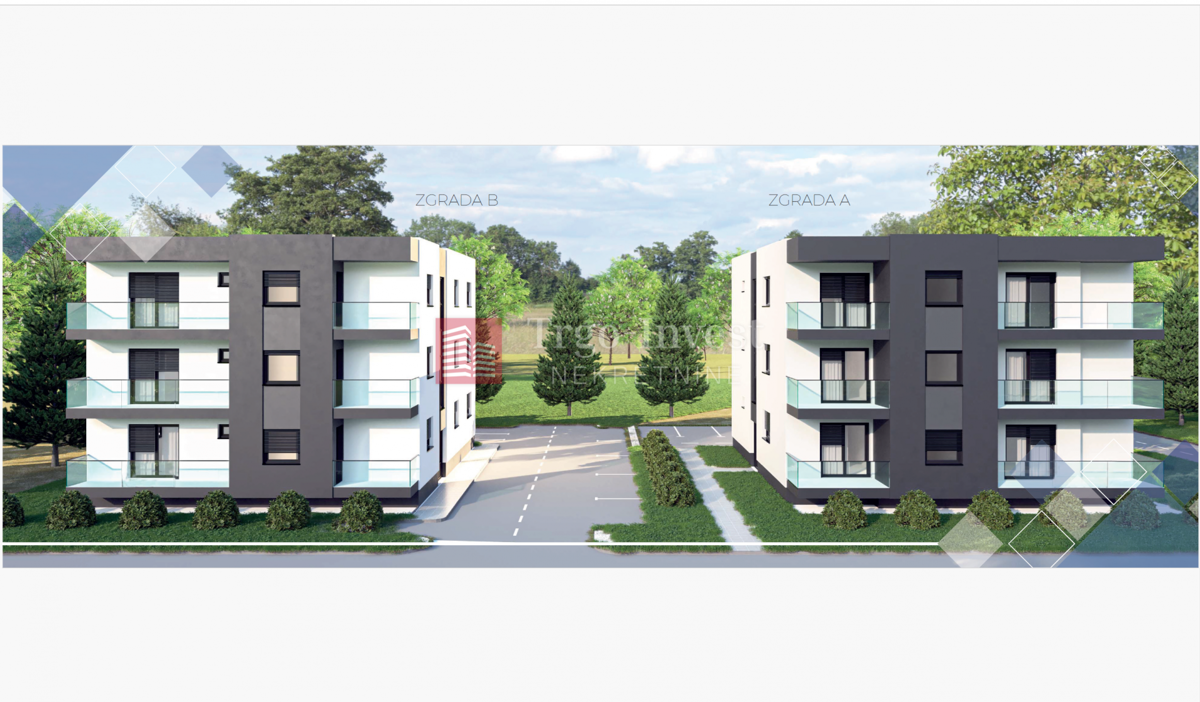 Appartamento Livada, Slavonski Brod, 63,42m2