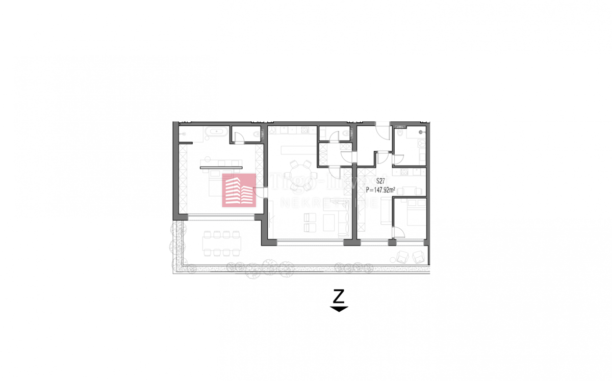 Appartamento Centar, Slavonski Brod, 147,92m2