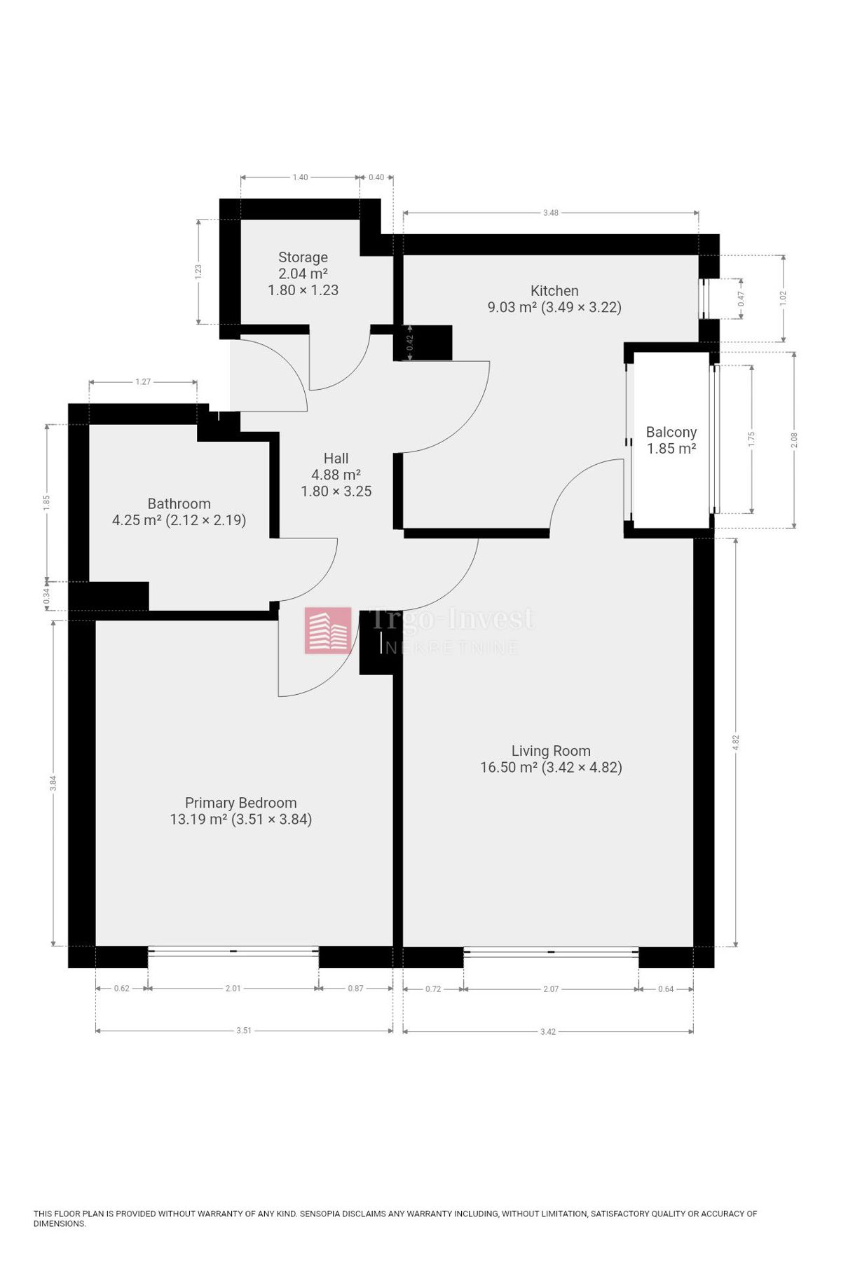Appartamento Centar, Slavonski Brod, 53m2