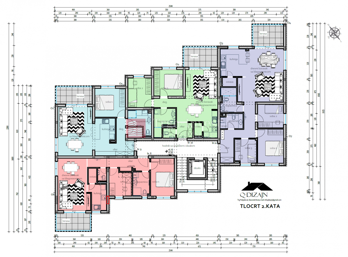 Appartamento Naselje Zrinski-Frankopana, Slavonski Brod, 58,10m2