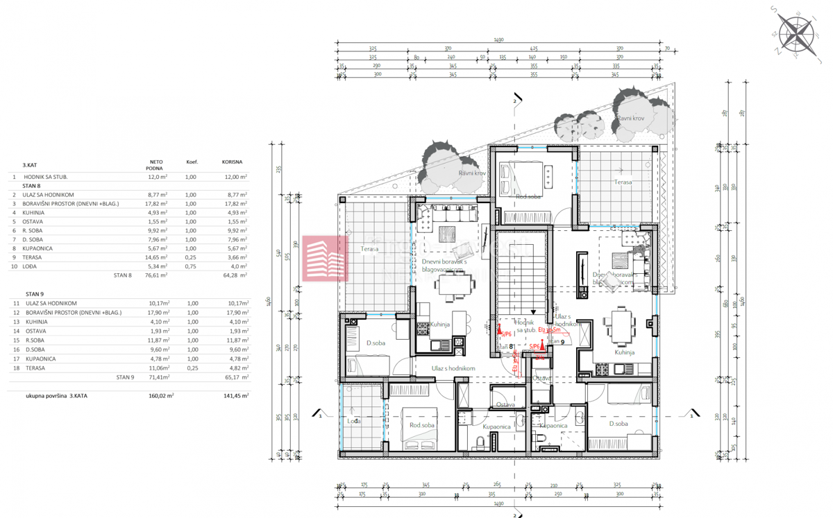 Appartamento Naselje Zrinski-Frankopana, Slavonski Brod, 68,29m2